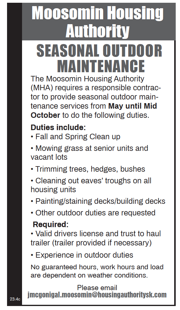 Moosomin Housing Authority -  